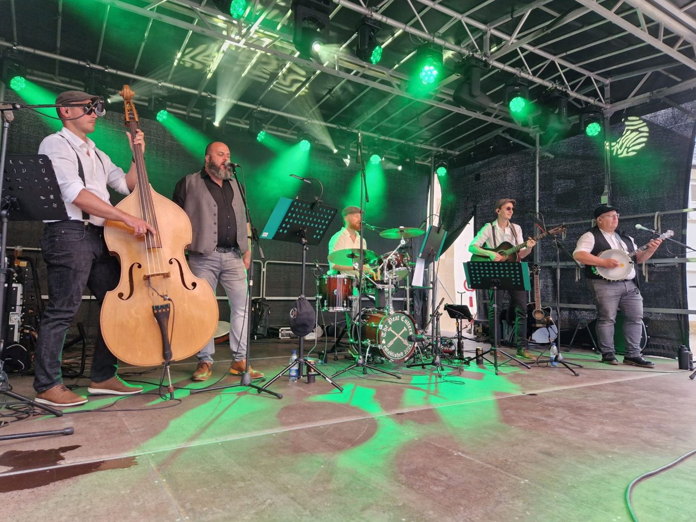 Foto vom Auftritt in Spielberg auf dem Dorffest